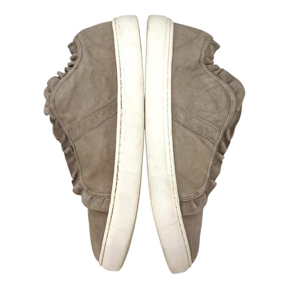 Kate Spade New York Lance Ruffle Trim Gray Taupe Slip On Sneakers Women’s 7 - Picture 10 of 15